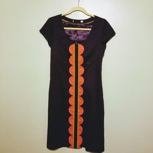 Pink & Purple Sheath Dress